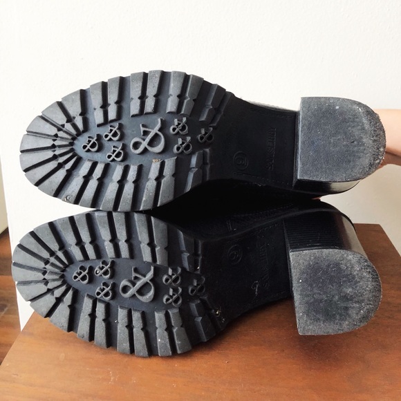 Sam & Libby black Deanna block heel ankle booties - Picture 5 of 6